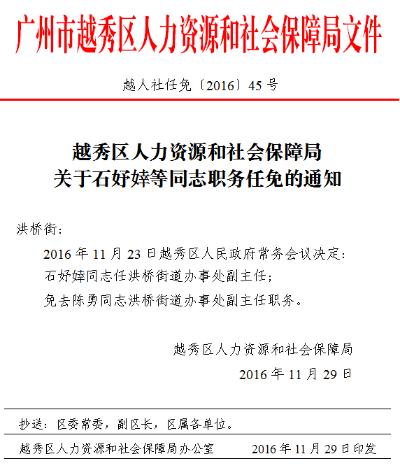 保亭黎族苗族自治县人力资源和社会保障局人事最新任命通知